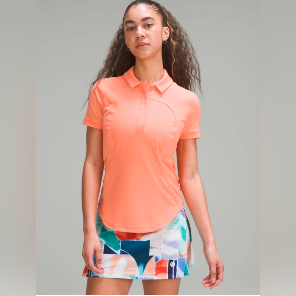 Lululemon Sunny Coral Collared Polo Shirt - Women’s Size 6